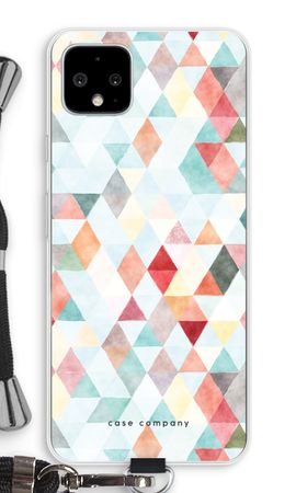 Coloured triangles pastel