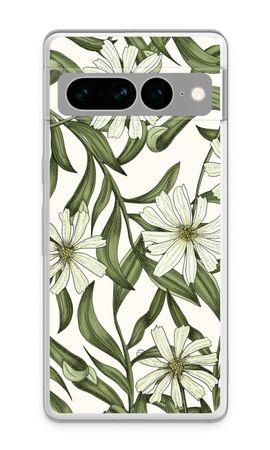 White flower pattern