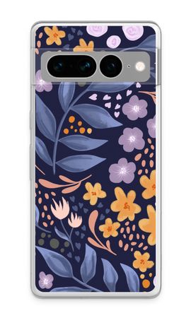 Flowers with blue leaves