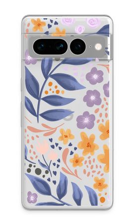 Flowers with blue leaves