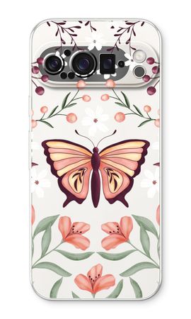 Butterfly in a floral world
