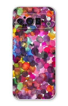 Points d'aquarelle superposés