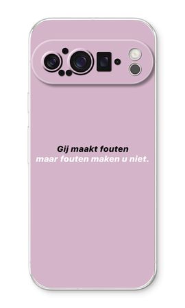Fouten maken u niet