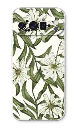 White flower pattern