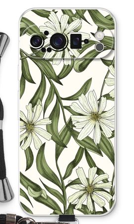 White flower pattern