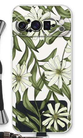 White flower pattern