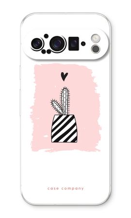 Black and white cactus