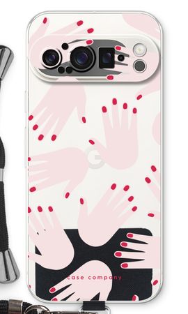 Hands pink