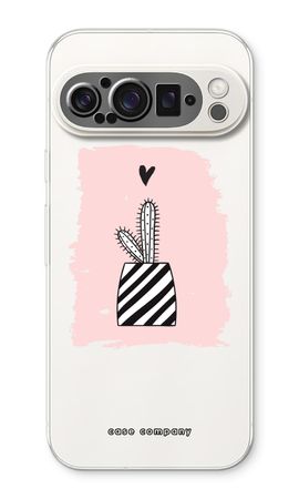 Black and white cactus