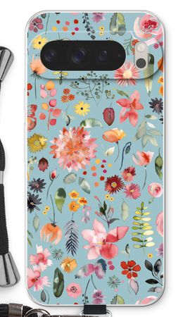 Bunte Pflanzen und Blumen