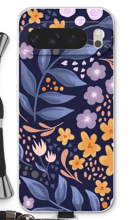 Flowers with blue leaves