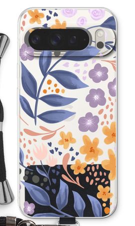 Flowers with blue leaves