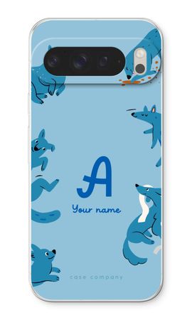 Playful Dogs Monogram