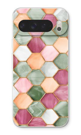 Hexagons in stained glass