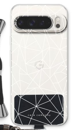 Geometric lines white