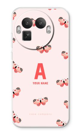 Rosy Butterflies Monogram