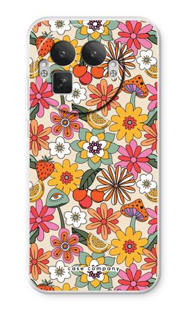 Retro Flowers N°2 - Yellow
