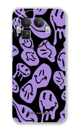 Melting Smiley - Purple