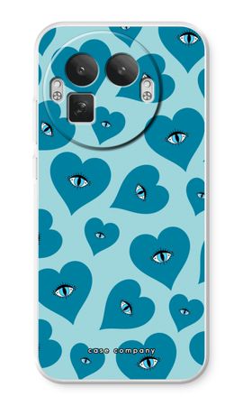 Blue heart eyes