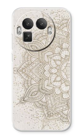 Boho golden mandala
