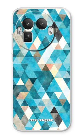 Coloured triangles blue