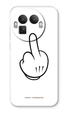 Middle finger white