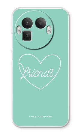 Friends heart pastel