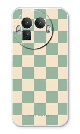 Checkered Mint, Realme GT 8 Pro mykt deksel