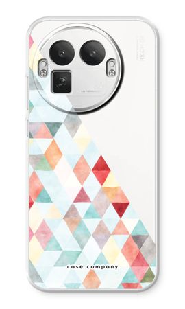 Coloured triangles pastel