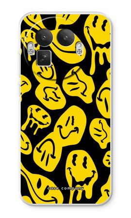 Melting smiley - Yellow