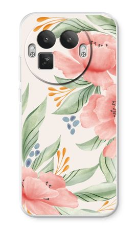 Zachtroze bloemen