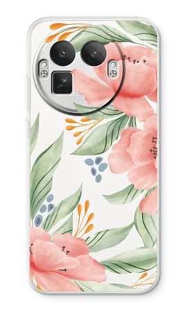 Zachtroze bloemen