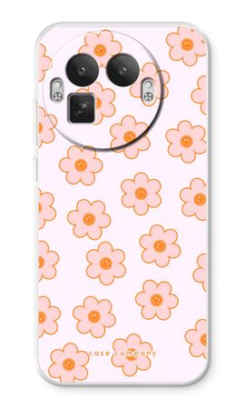 Pink Smiley Flower