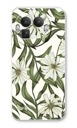 White flower pattern