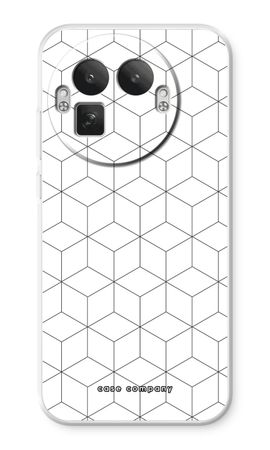 Cubes black and white