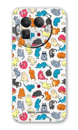 Colourful cats