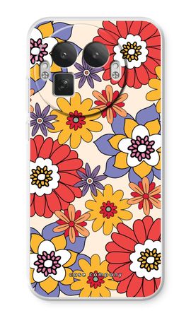 Retro Flowers - Yellow