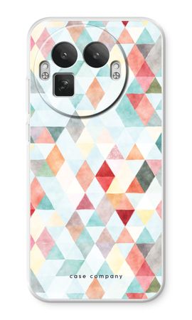 Coloured triangles pastel
