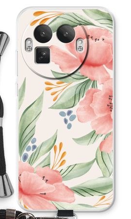 Fleurs roses douces