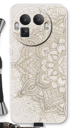 Boho golden mandala