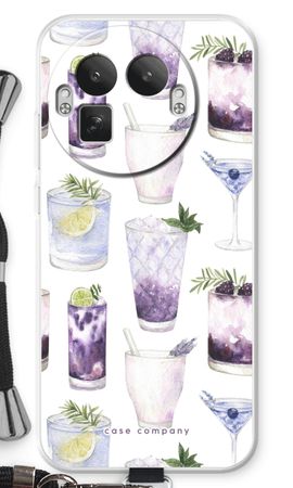 Violet cocktails