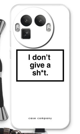 Don't give a shit