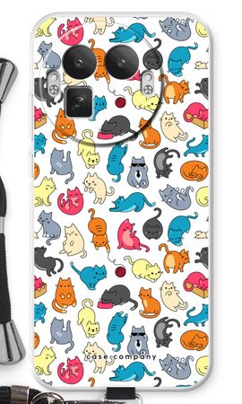 Colourful cats
