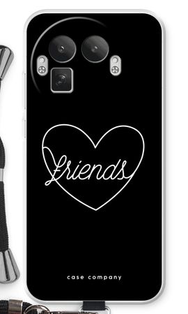 Friends heart black