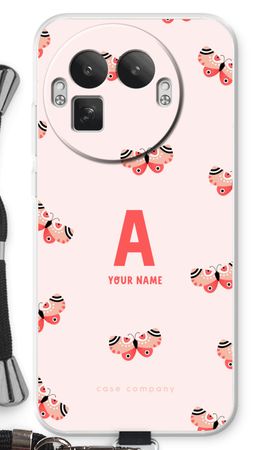Rosy Butterflies Monogram