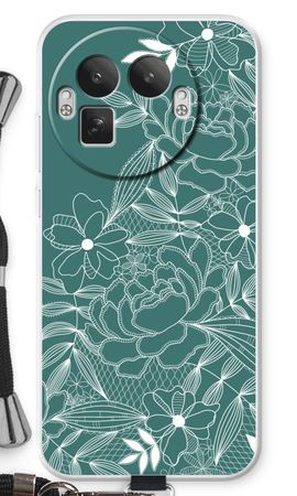 Flowers in lace