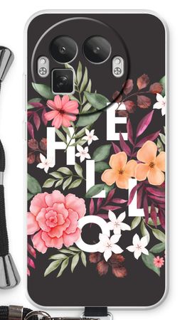 Hello in flowers
