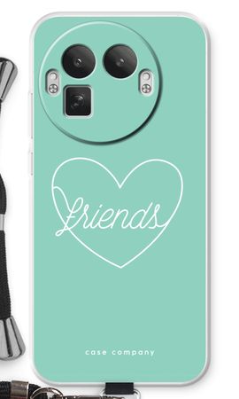 Friends heart pastel