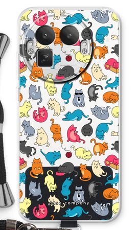Colourful cats