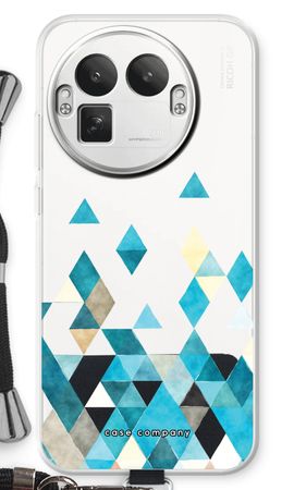 Coloured triangles blue